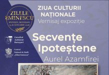 Expoziția Cromatici ipoteștene de Aurel Azamfirei la Memorialul Ipotești